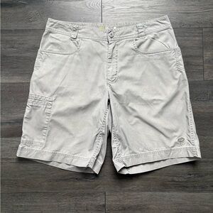 Mountain Hardwear Mens Gray Shorts Cotton Blend Hiking Outdoor Utility Size 34